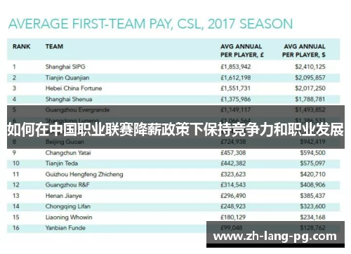 如何在中国职业联赛降薪政策下保持竞争力和职业发展